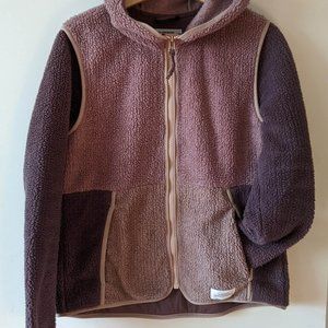 REI Co-op Colorblock Sherpa Hoodie, Size L